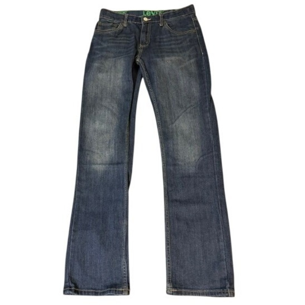 Levi's Jeans Boys 16 Regular Blue 511 Slim Fit Medium Wash Denim Pants School